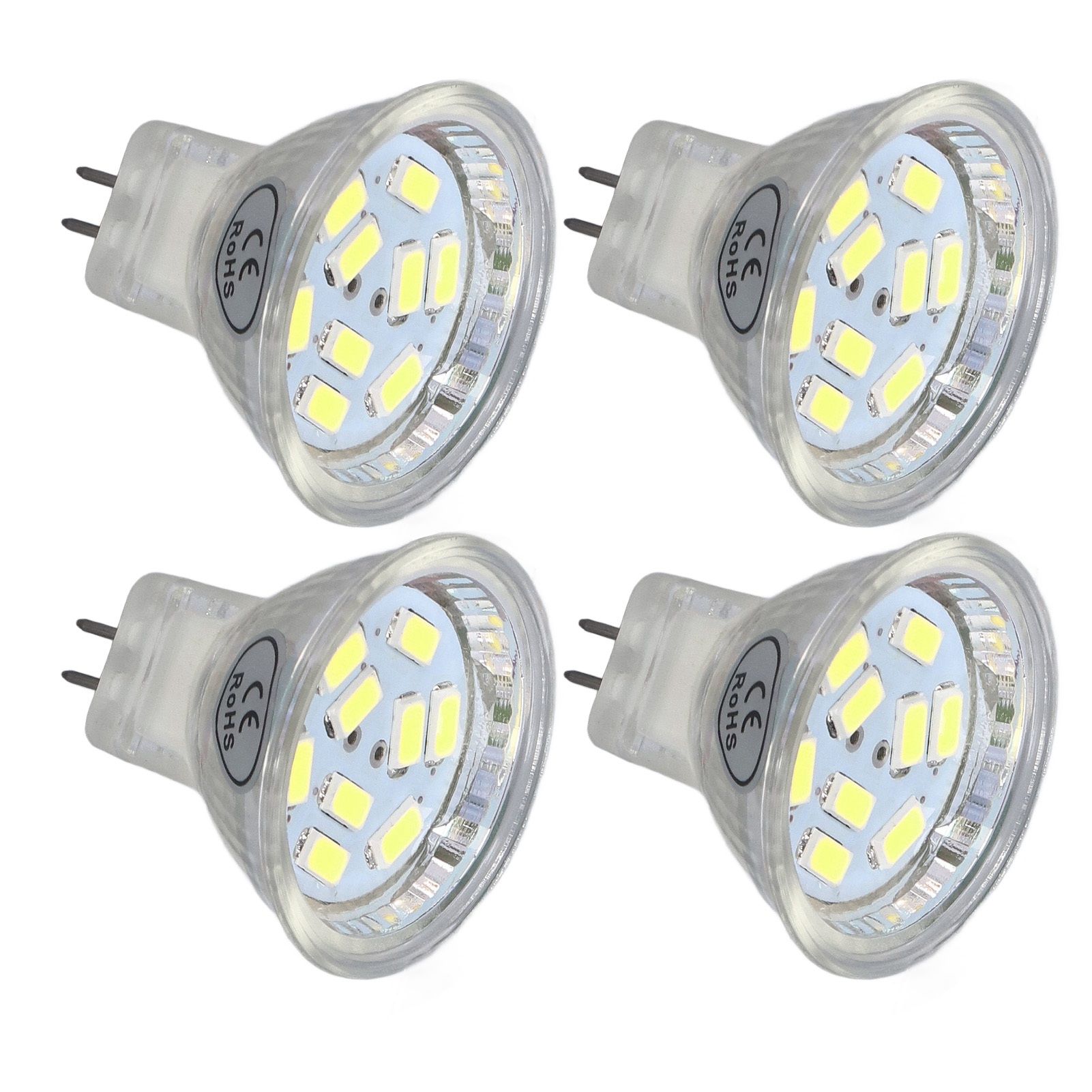 4Pcs MR11 LED Bulb 3W 300lm Bulb with 9 Beads Double Pin Base for Spotlight Landscape LampCold White Light โ image 6