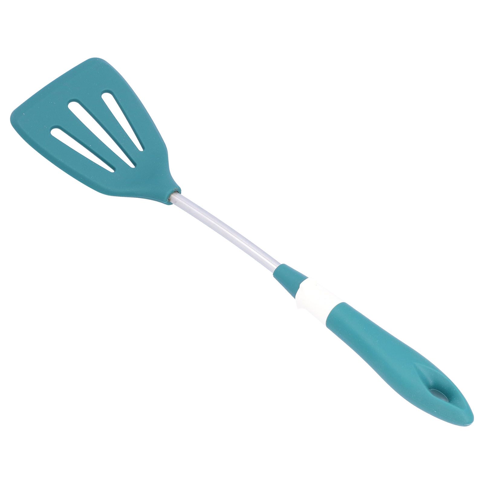 Silicone Cooking Utensils Silicone Stainless Steel Heat Insulation Anti Scalding Comfortable Grip Cooking UtensilsHollow Shovel โ image 6