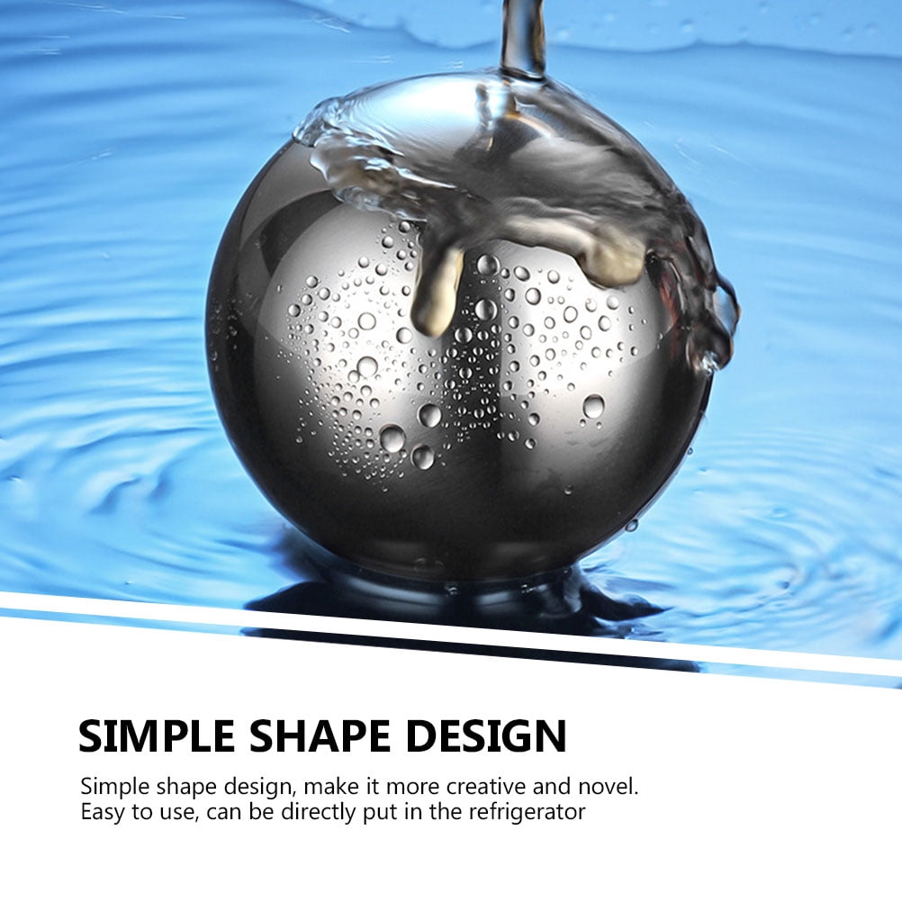 Set of 8 Reusable Stainless Steel with Smooth Edges for Bar and Beverage Cooling โ image 2