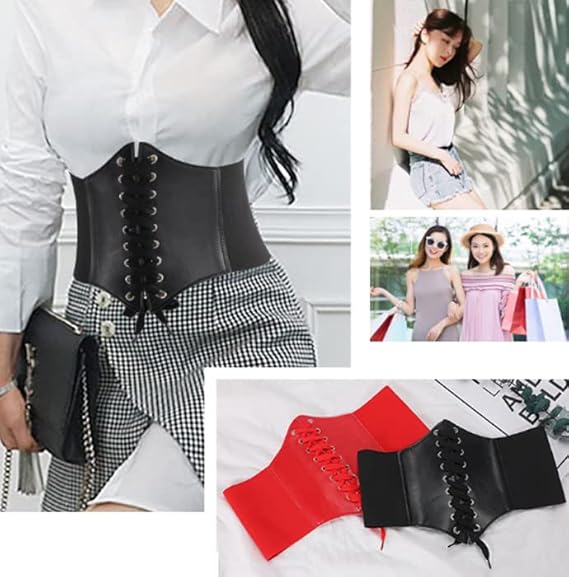 Women's Waist Cincher Corset Belt - 93cm L Size Black - Slimming Waist Trainer Belt — image 5