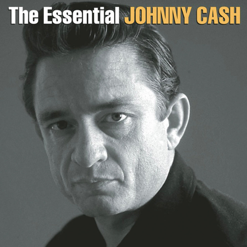 Crosley Record Storage Crate Johnny Cash The Essential Johnny Cash Vinyl Album Bundle — image 2