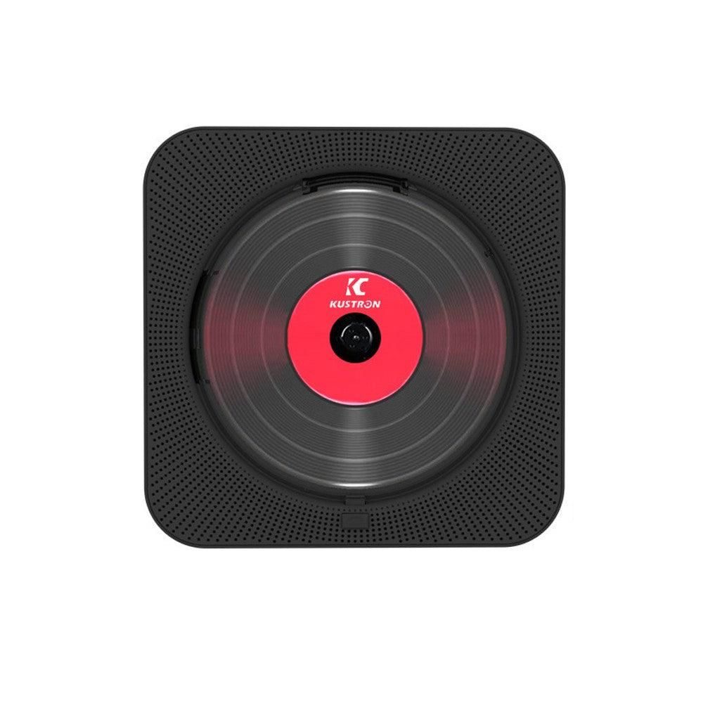 Wall-Mount Bluetooth CD Player LCD Display Music Player Home Audio Boombox Black — image 3