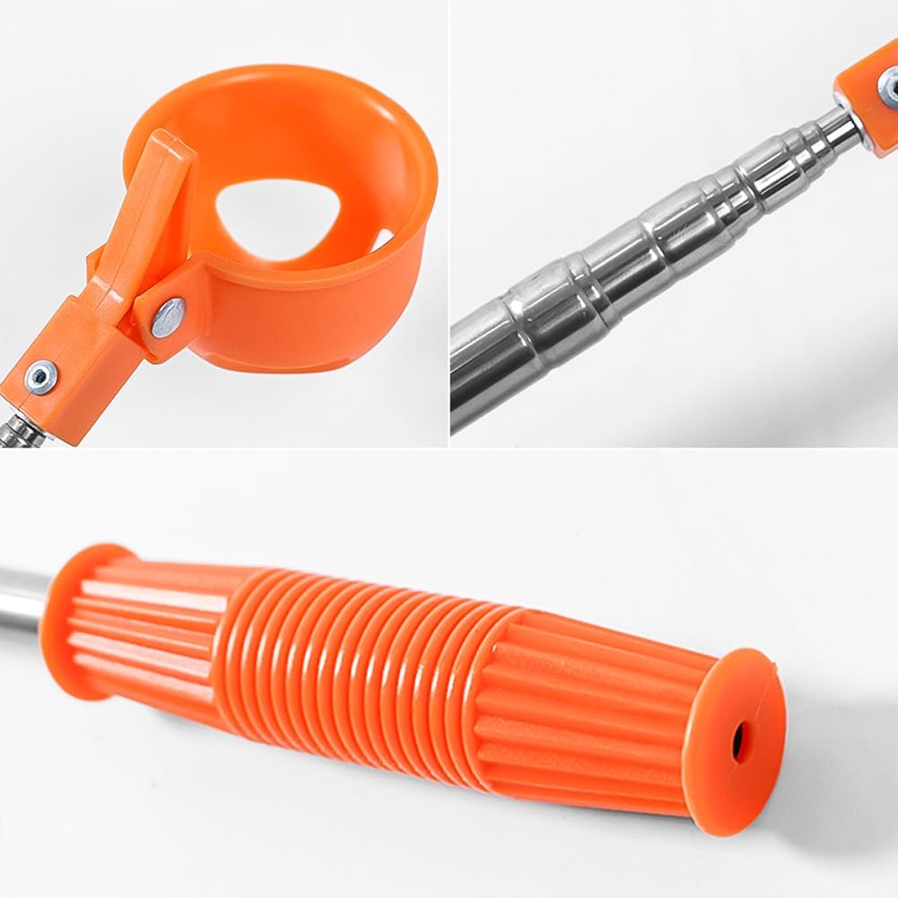 Orange Retractable Golf Ball Retriever Stainless Steel Water Golf Picker — image 4