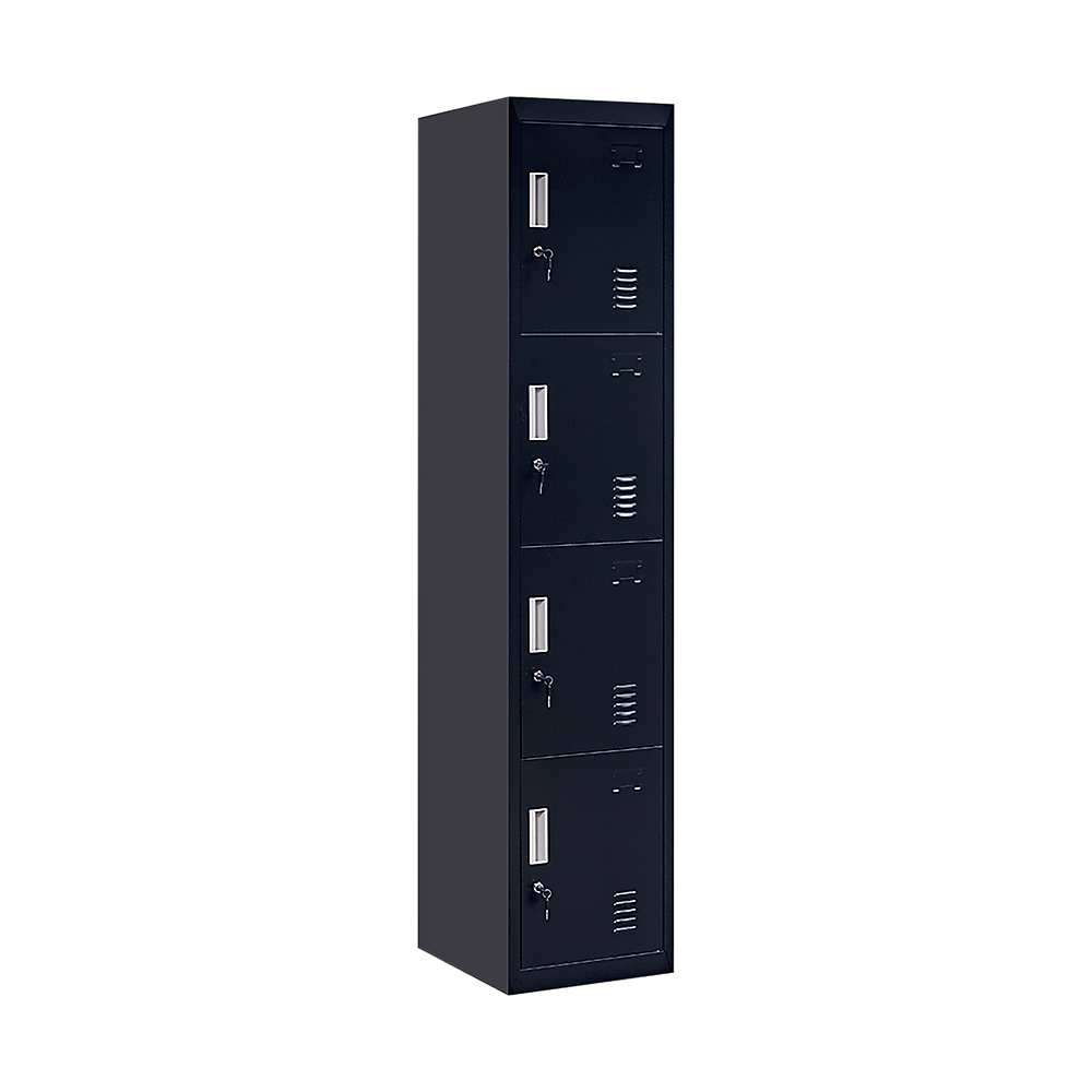 4-Door Vertical Locker for Office Gym Shed School Home Storage — image 5
