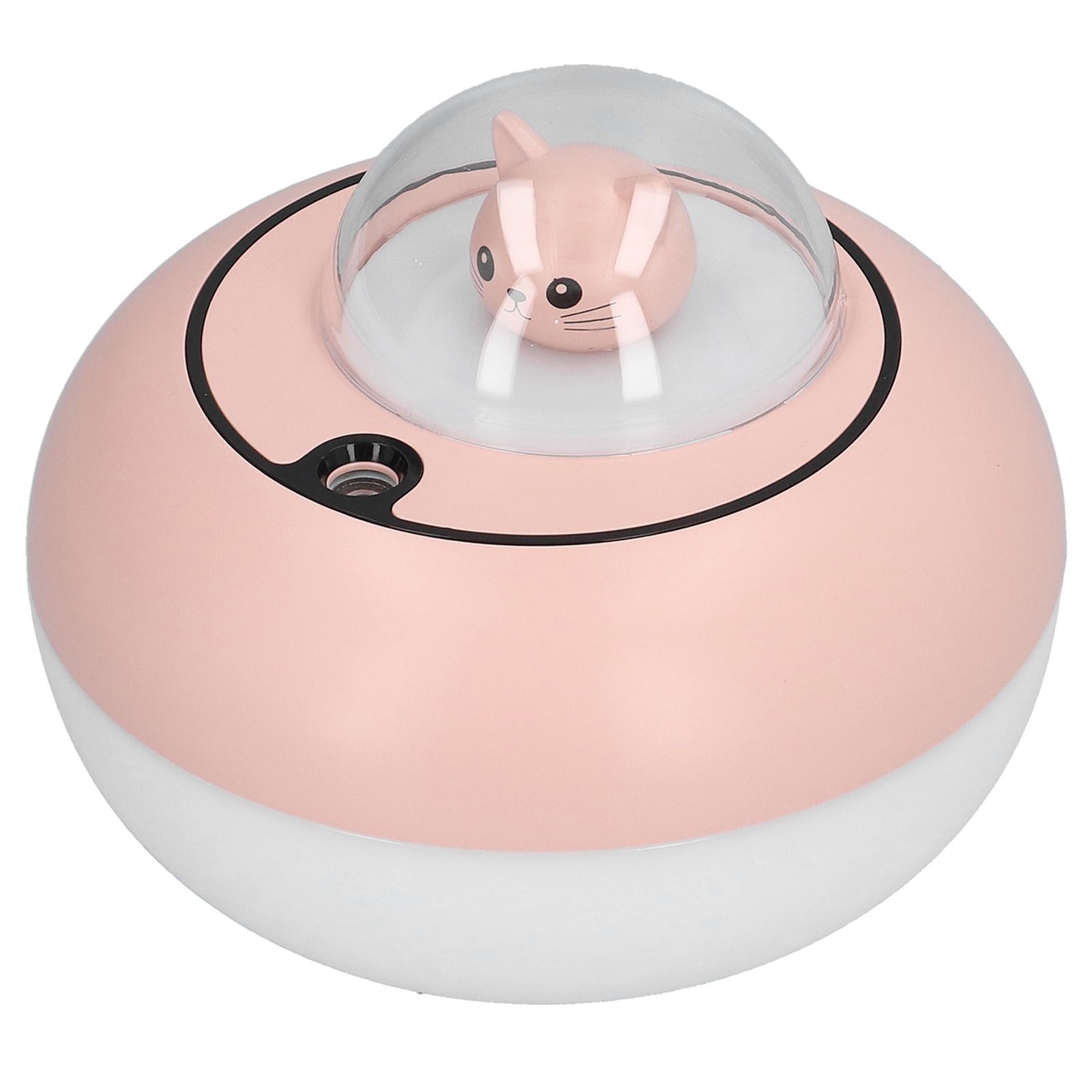 300ml LED Desk Humidifier White Pink USB Powered Mute Colorful Large Capacity Air Humidifier for Home Office โ image 5