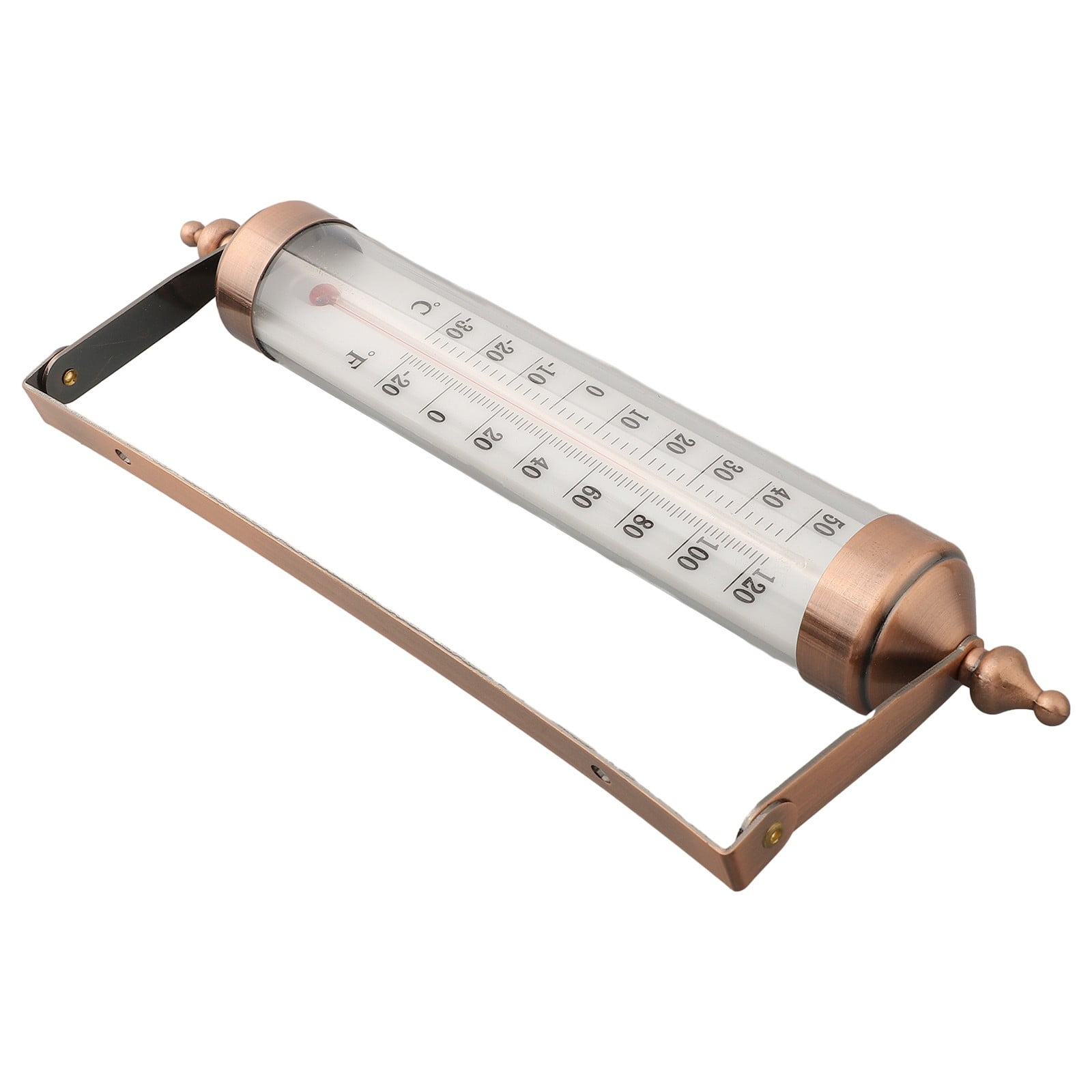 10 Inch Outdoor Wall Mounted Thermometer Garden Terrace Exterior Greenhouse Sun Terrace Measurement Tool Smile Home — image 5