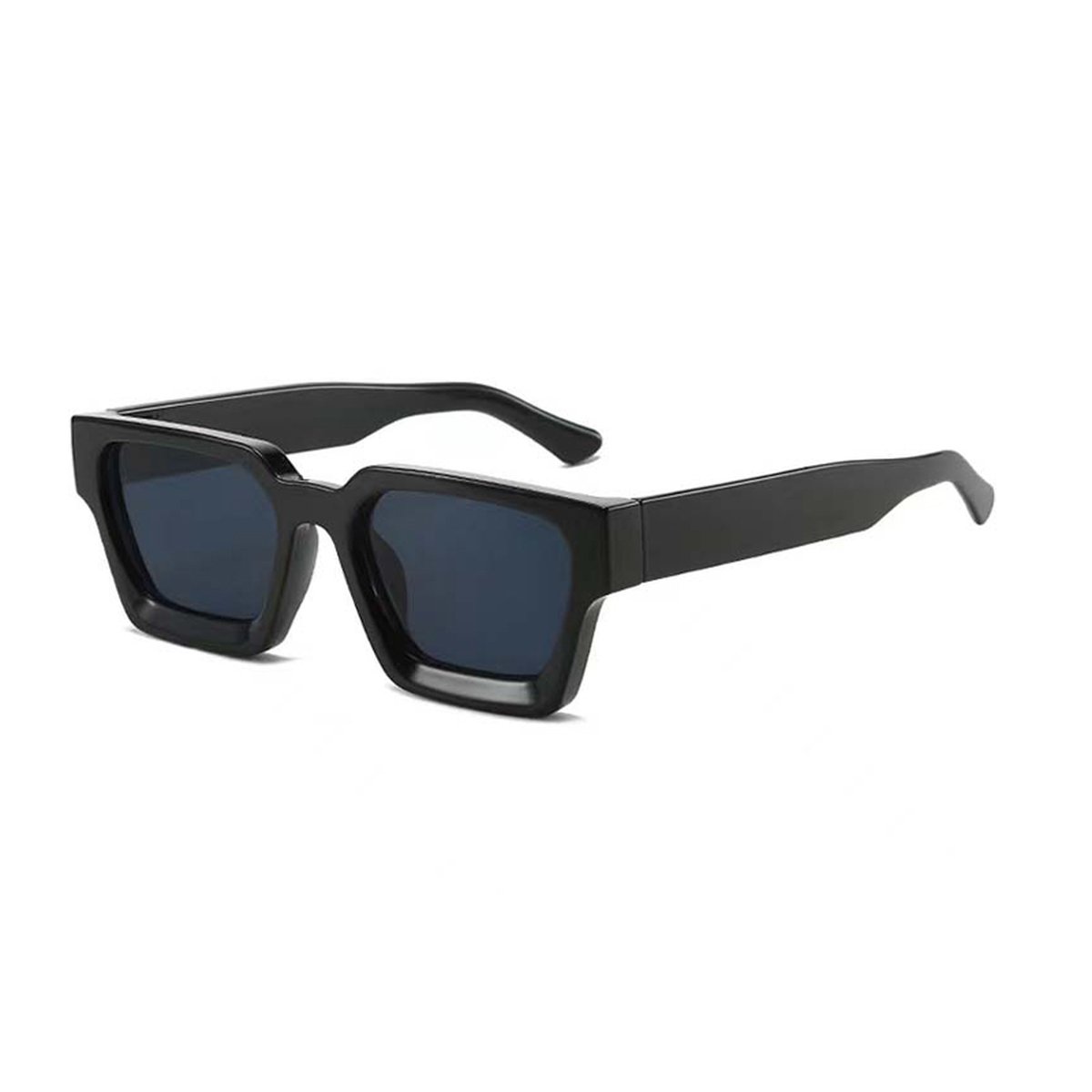 Lunettes de soleil carrées - Lunettes de soleil pour femmes - Lunettes Festival - Lunettes Rave - Lunettes - Monture épaisse - Black — image 4