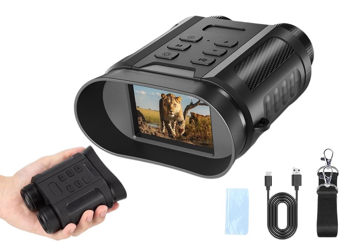 Night Vision Goggles Night Vision Binoculars Hunting Goggles 850nm IR Record Video Photo Camera Digital DVR — image 2