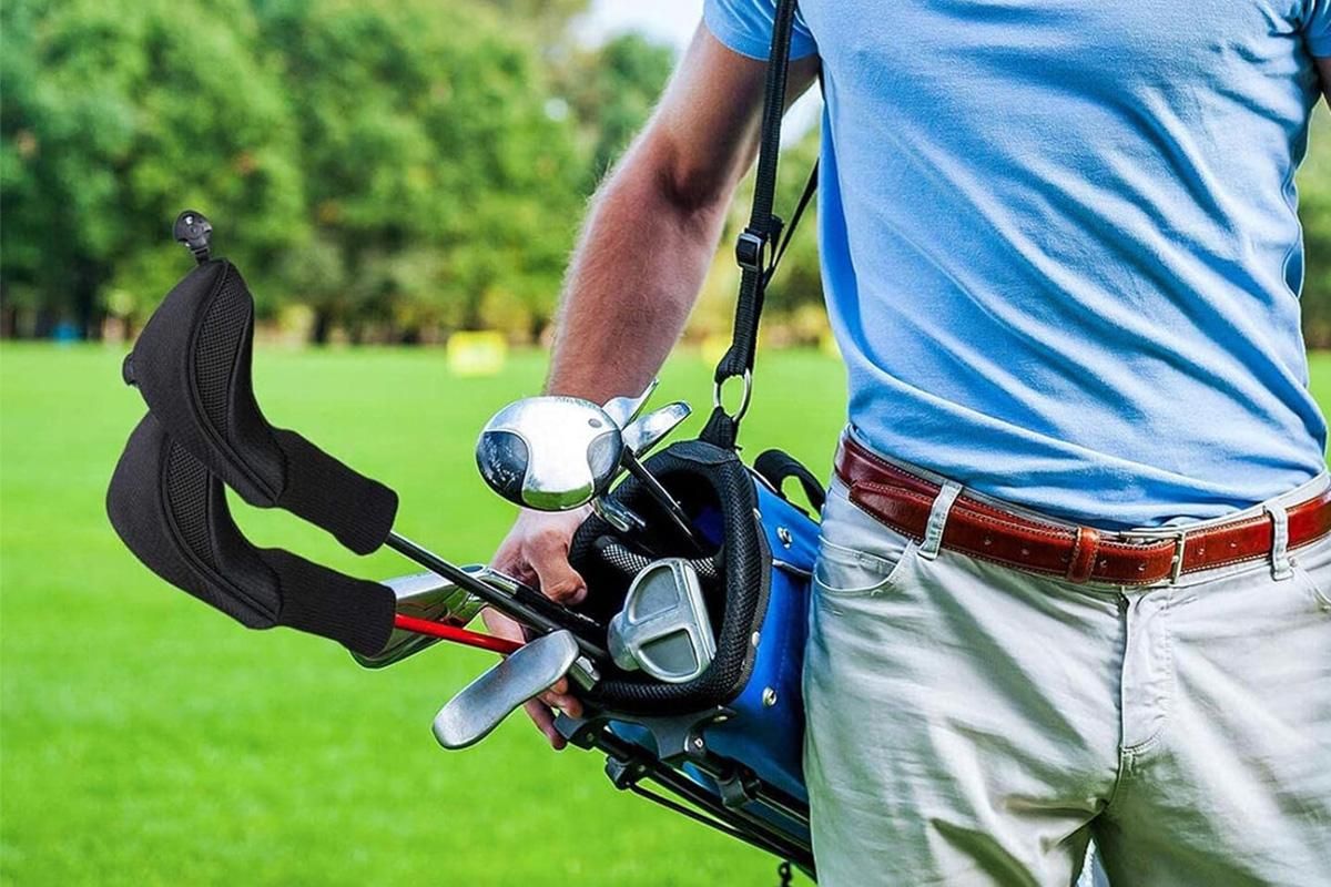 3Pcs Set Golf Club Head Cover for Woods and Driver with Interchangeable Tags 3 4 5 7 X - Black โ image 6