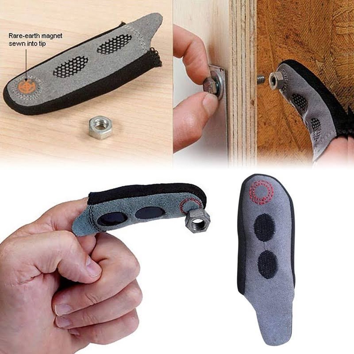 Magnetic Finger Glove | Magnetic Finger Sleeve | DIY Finger Glove | Fingertip Magnet | Magnetic Sleeve — image 5