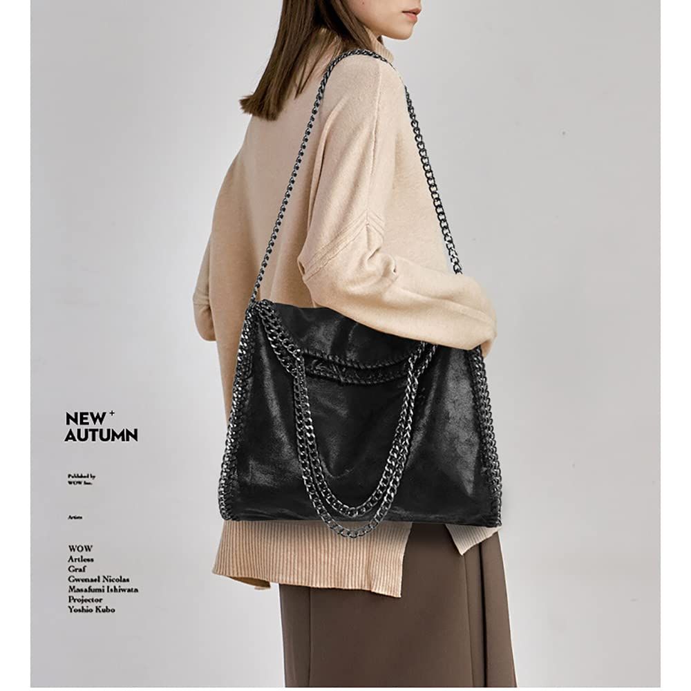 Women Handbag Large Capacity Tote bag Crossbody Shoulder Bag Fashion Chain Bag Purse for Women for everyday shopping โ image 4