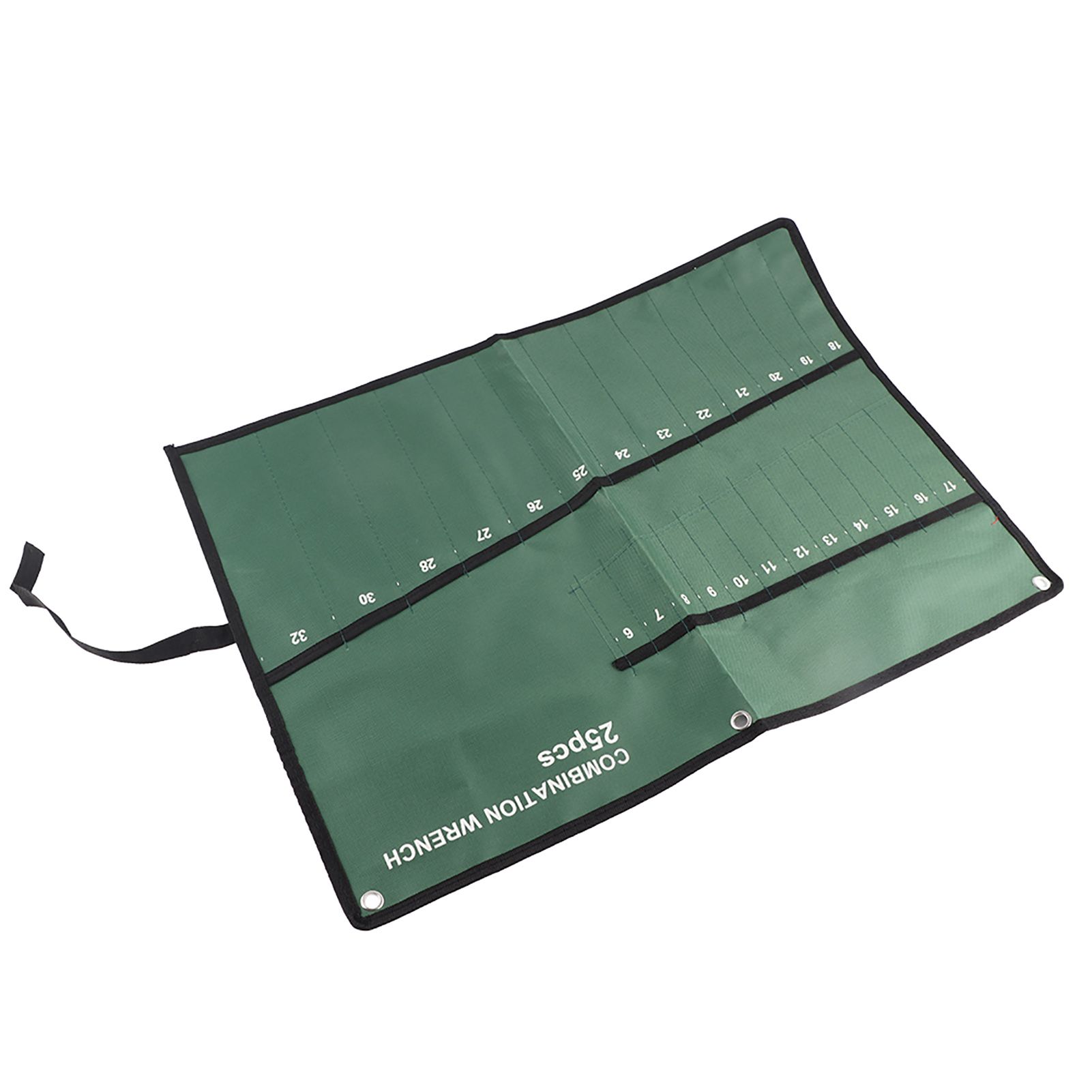 Multi Pocket Canvas Roll Up Tools Storage Bag Spanner Plier Wrench Holder Organizer(25 Pockets) — image 6