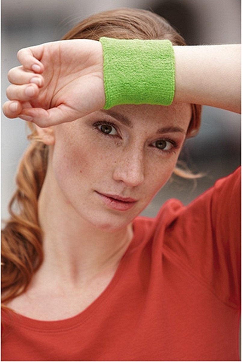 Light blue wrist sweatbands 2 pieces — image 4