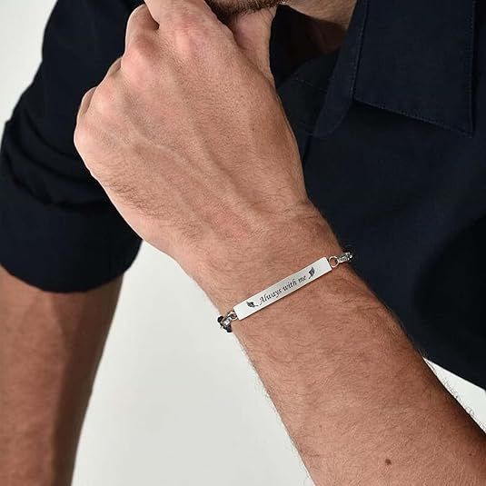 Adjustable Cremation Memorial Urn Bracelet - Stainless Steel Cremation Manmade Braided Urn Bracelet for Ashes — image 2