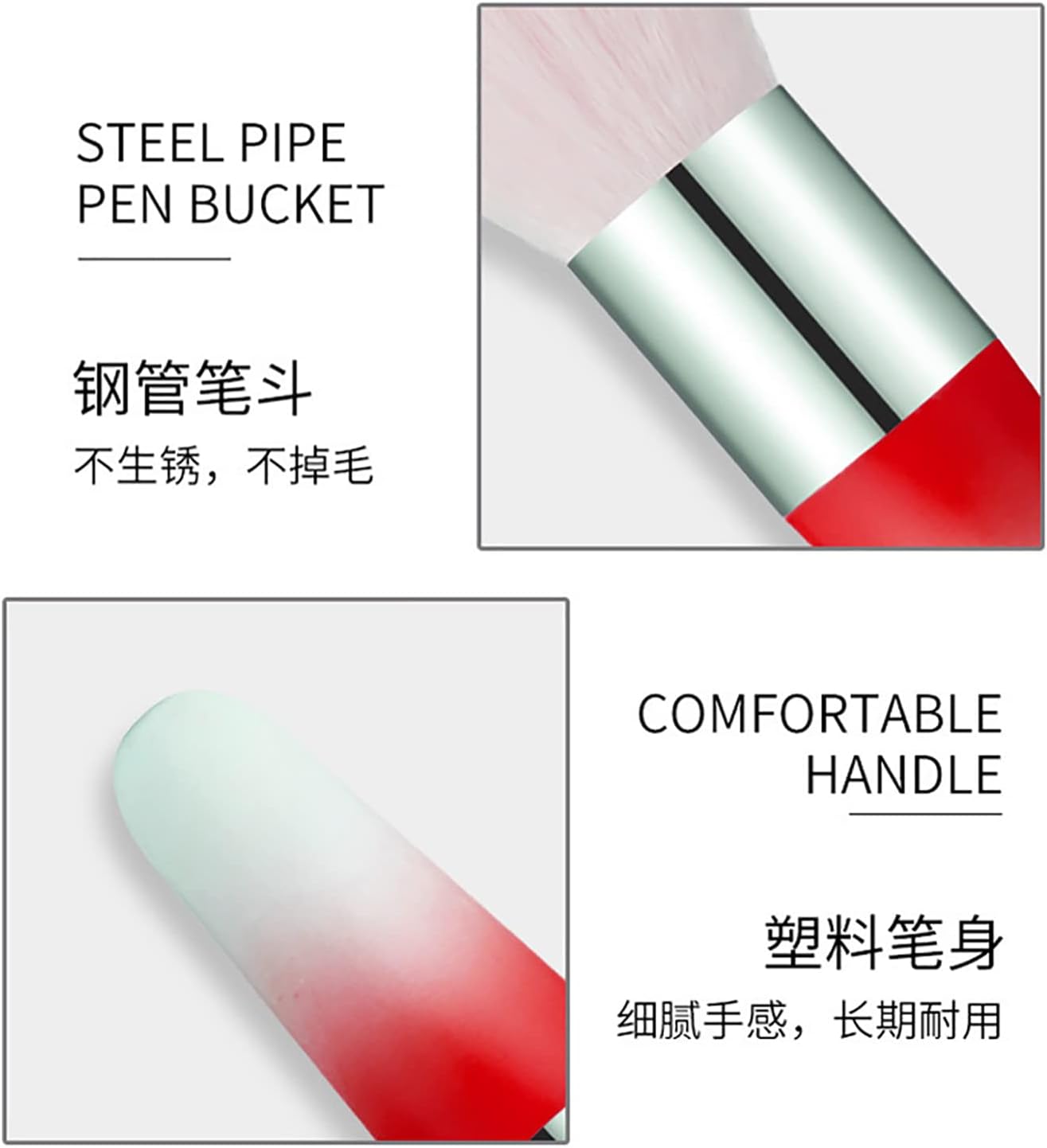 1Pc Pink Unicorn Nail Art Dust Remover Powder Brush Acrylic UV Gel Nail Cleaning Brush Blush Brushes Makeup Manicure Tool — image 5