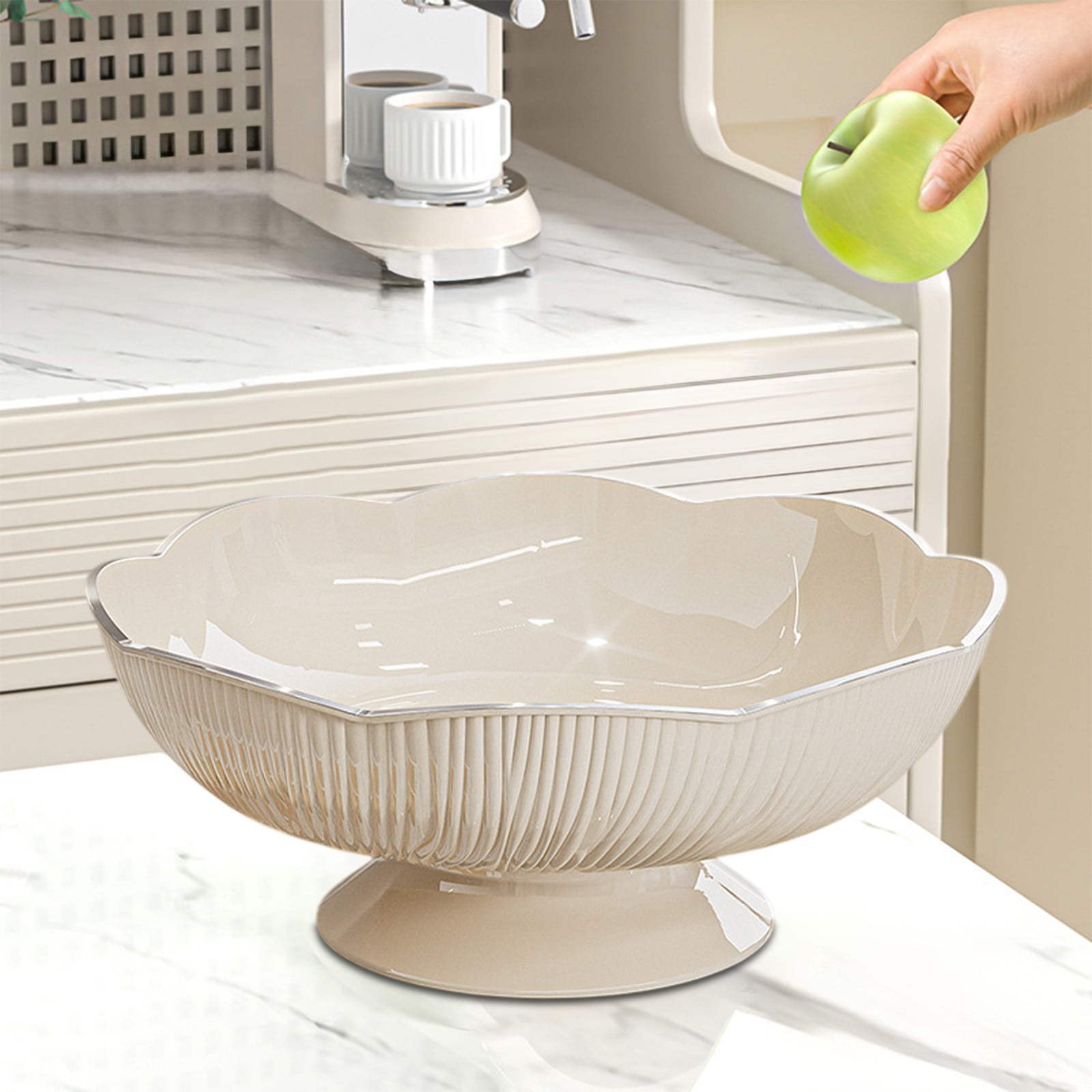Ceramic Fruit Bowl for Kitchen Counter — image 5