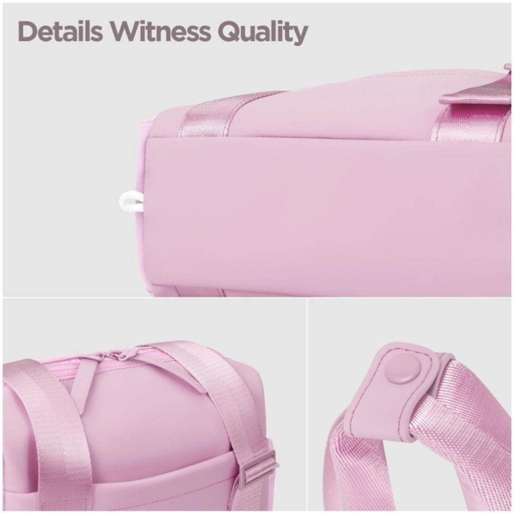 Mini Gym Bag for Women with Adjustable Wide Strap - Lightweight Waterproof Duffle & Crossbody Travel Bag with Wet/Dry Compartments, Multi-Pocket Design for Gym — image 2