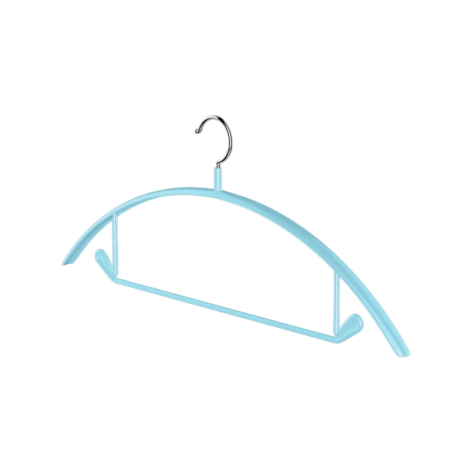 Premium Velvet Hangers, Heavyduty- Non Slip No Shoulder Bump Suit Hanger - Chrome Hooks,Space Saving Round Clothes Hanger for