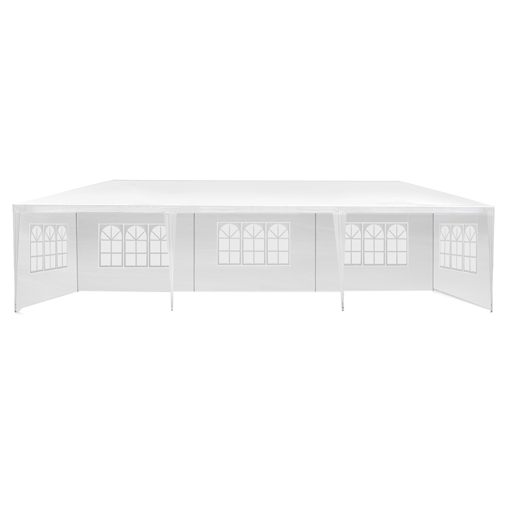 Instahut Gazebo 3x9m Marquee Wedding Party Tent Outdoor Camping Side Wall Canopy 5 Panel White โ image 3