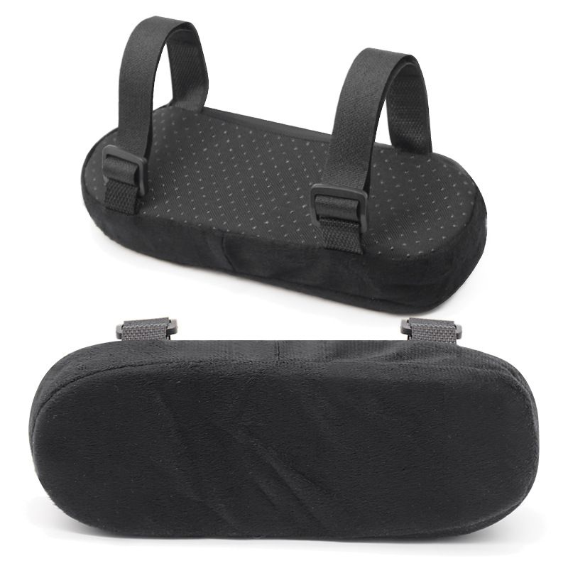 2pc Office Chair Arm Covers w/Cooling Gel Top Layer for Elbow, Forearm Support - Approved Memory Foam Armrest Cover Pads β image 5