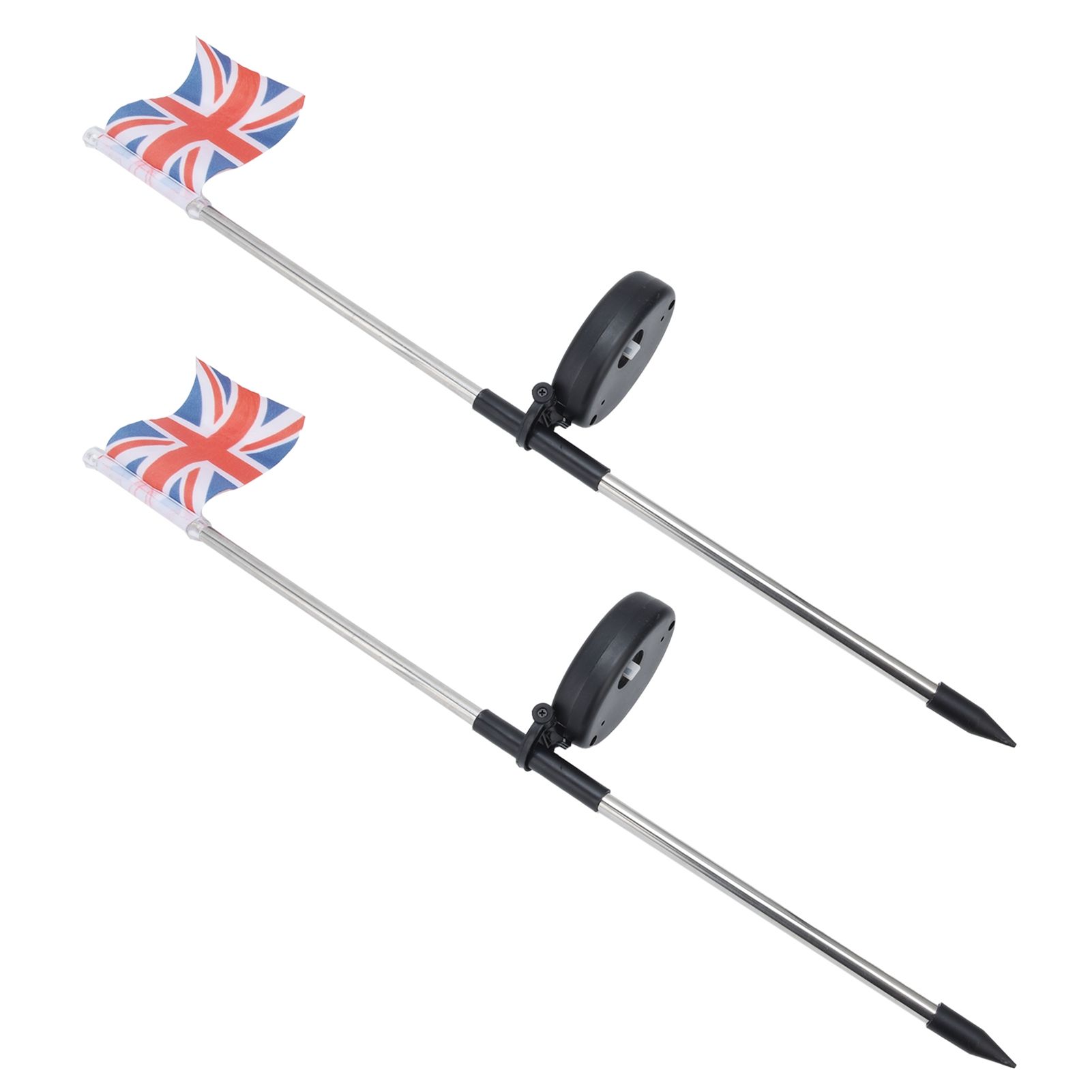 2PCS Solar UK Flag Light LED Solar Garden Lawn Lamp for Outdoor Landscape Decoration White Light — image 5
