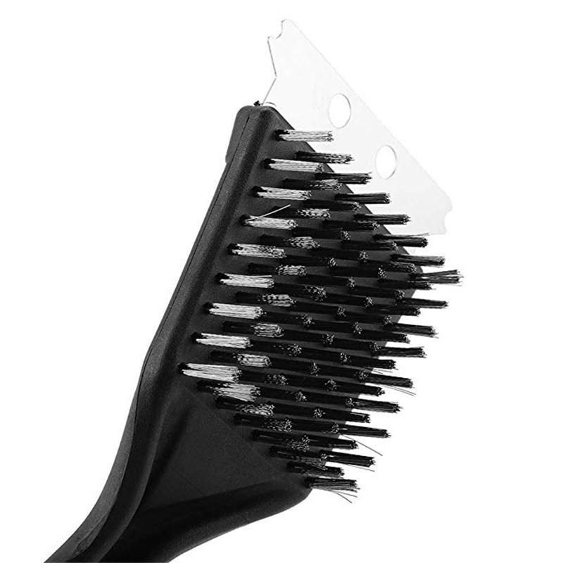 Grill Brush and Scraper Stainless Steel Wire Grill Brush Extra Strong BBQ Cleaner Accessories Heavy Duty Barbecue (8 Inch) — image 3