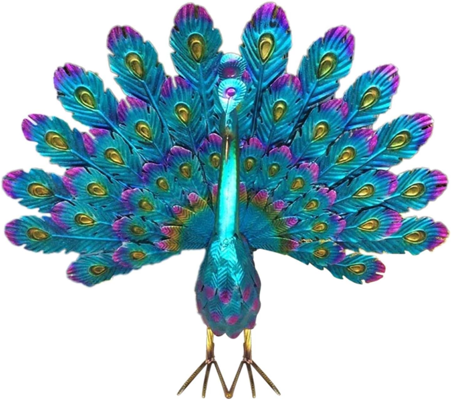Metal Peacock Garden Decoration Weatherproof Outdoor Figurine — image 2