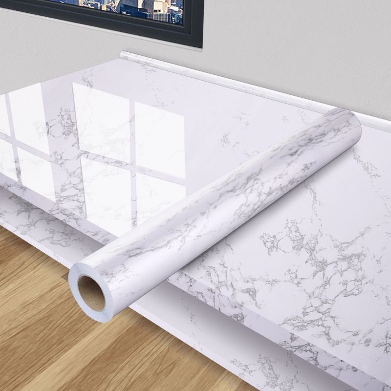 Marble Wall Sticker Waterproof Wallpaper Peel And Stick Tile Self Adhesive Film - BZ04 - Size 60-200CM — image 3