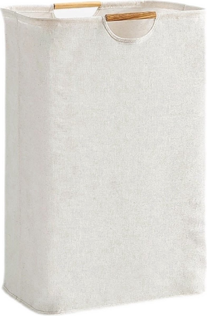Cotton Laundry Basket - Laundry Bag - Laundry Basket - With Handles - 30x30x40cm - Durable - High Capacity - Foldable - Laundry Box - Clothes Organizer