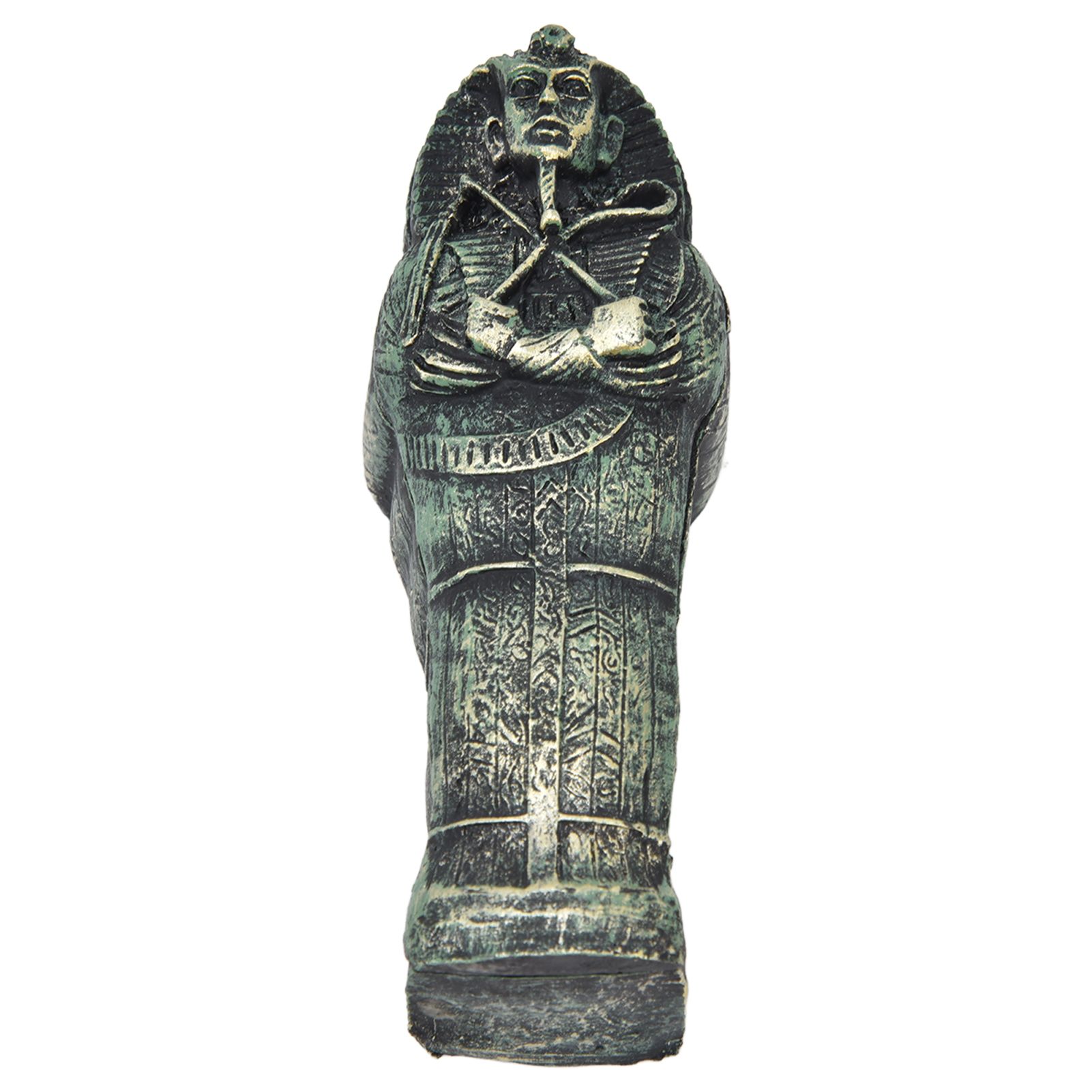 Mummy Coffin Decorations Aquarium Fish Tank Ornaments Landscape Skull Resin Skull Mummy Coffin Ornament โ image 6