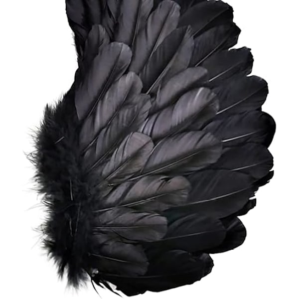 Halloween Devil Feather Wings for Kids Black Costume Accessories — image 3