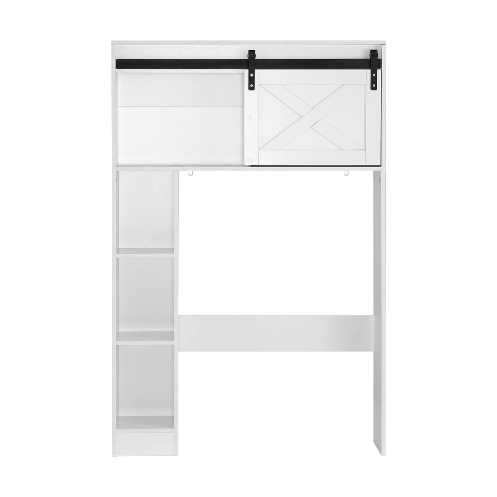 Artiss Bathroom Cabinet Over the Toilet Storage Organiser Laundry Shelf 128cm — image 3