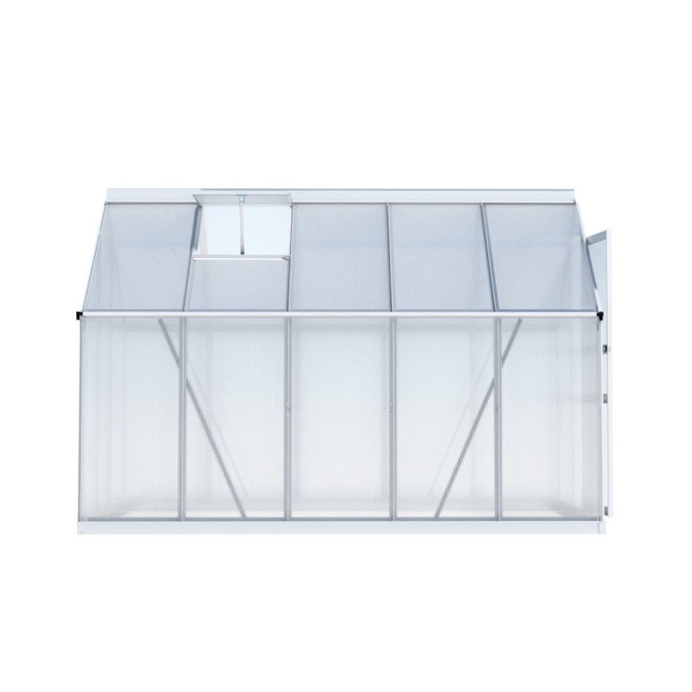 Green Fingers Greenhouse Aluminium Polycarbonate Premium Garden Storage Shed 3.1Mx1.9Mx2.0M — image 3