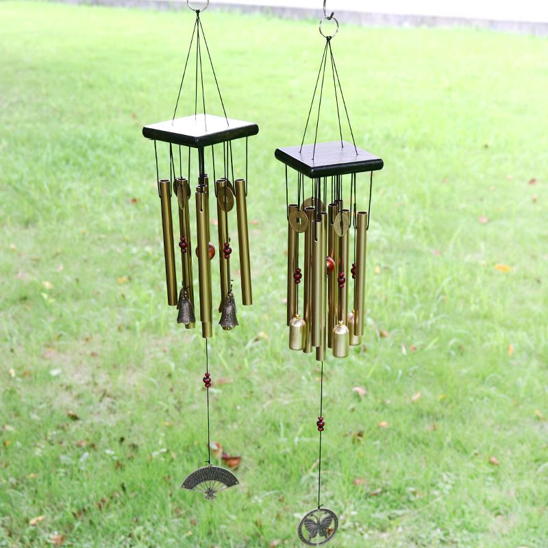 Outdoor Wind Chimes, Amazing Wind Chimes and Metal Pipe Chimes for Gardens, courtyards, terraces, Home Decor and Gifts (2pcs)