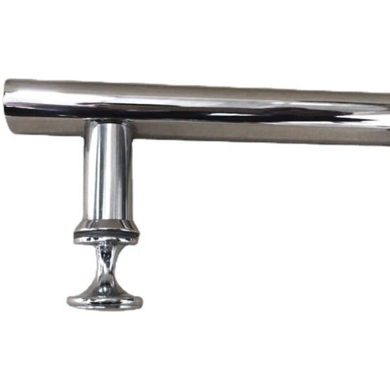 2 Pcs Chrome Shower Door Handles Hole to Hole, 145 mm — image 4