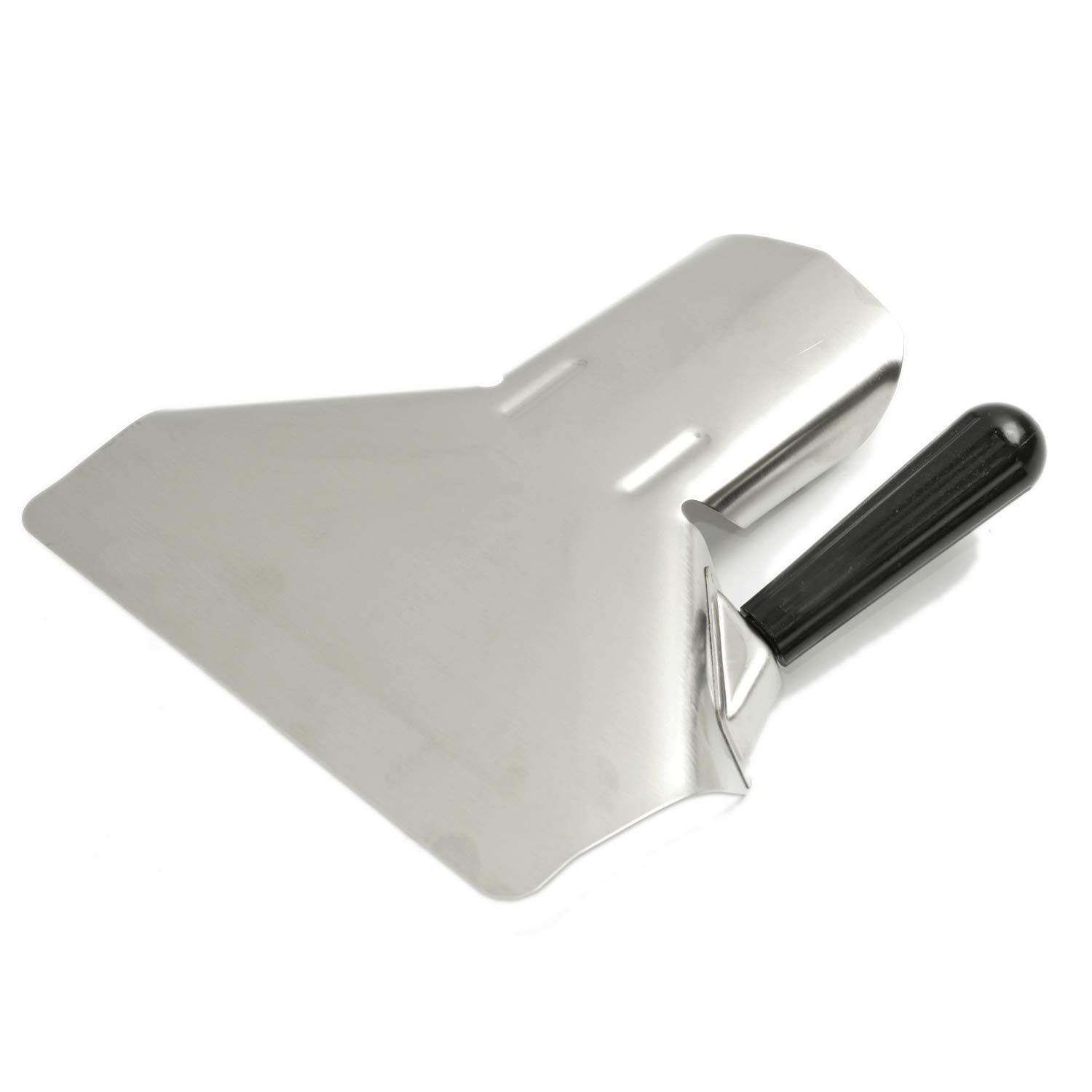 Stainless Steel French Fry Bagger Scoop Chip Popcorn Bagger Ice Candy Snacks Desserts Scooper, Right Handle — image 2