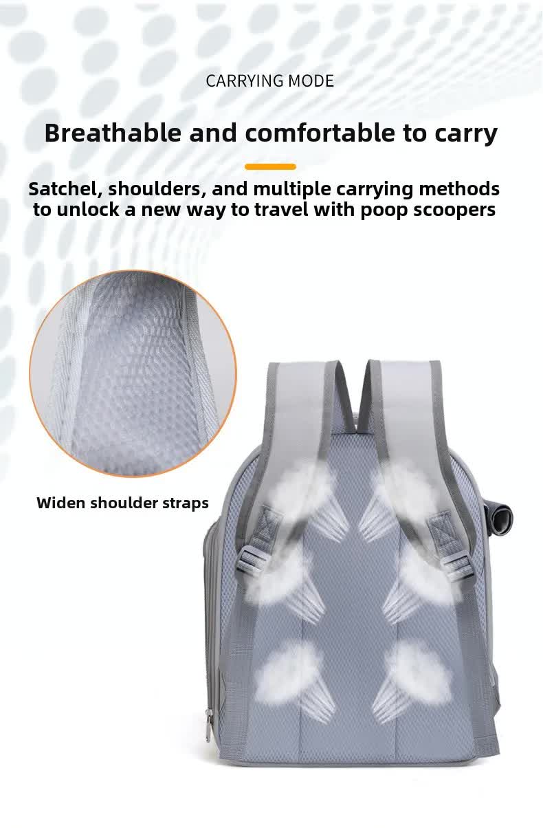 Coffee Pet Carrier Backpack - Space Capsule Design for Cats & Small Dogs โ image 5