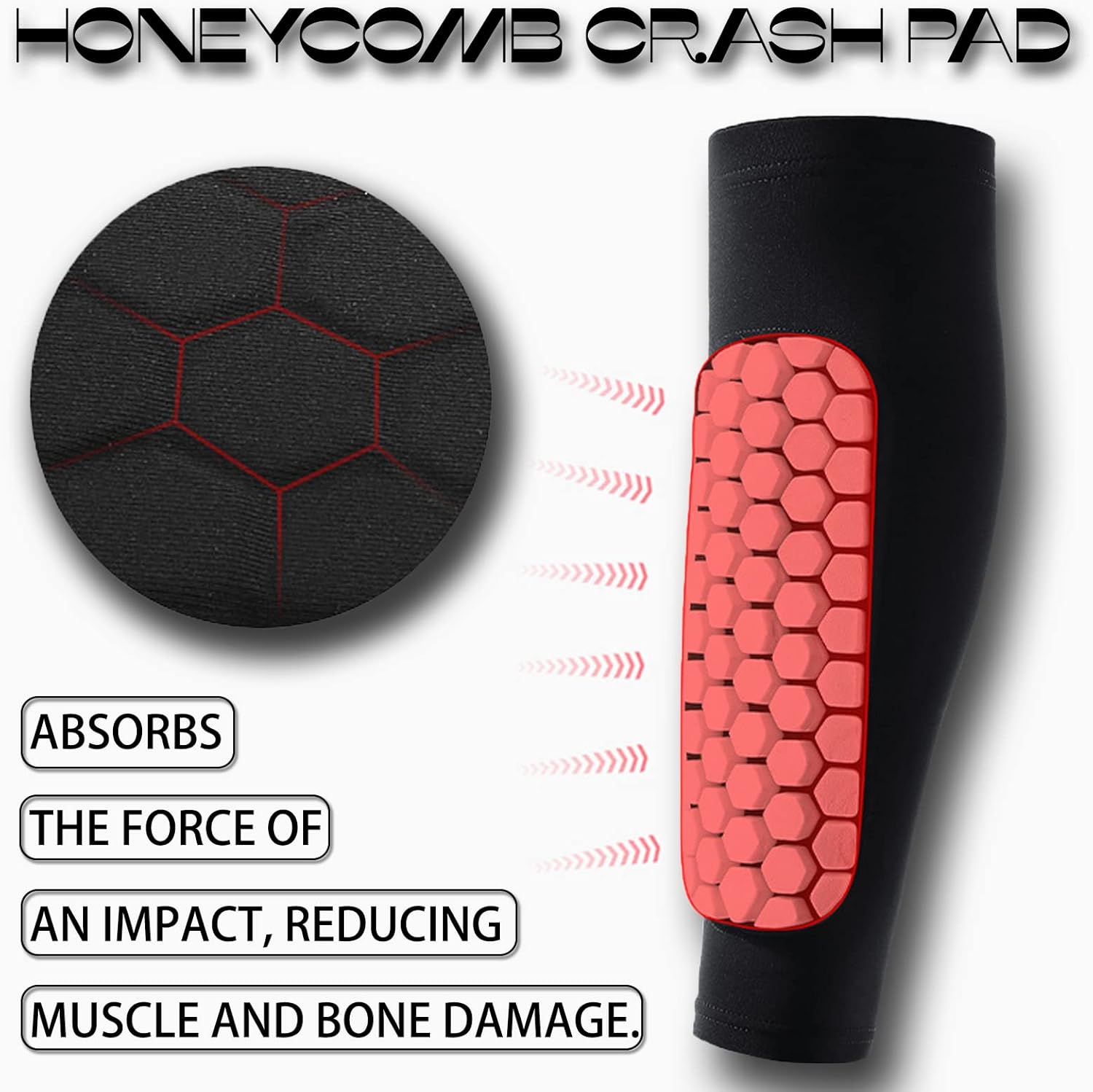 Children's Leather Pads, Ski Pads, Football Pads, Calf Protection, Football Equipment Pad Teenager Unisex Breathable Pads Protect Athletics, 1 Pair โ image 4