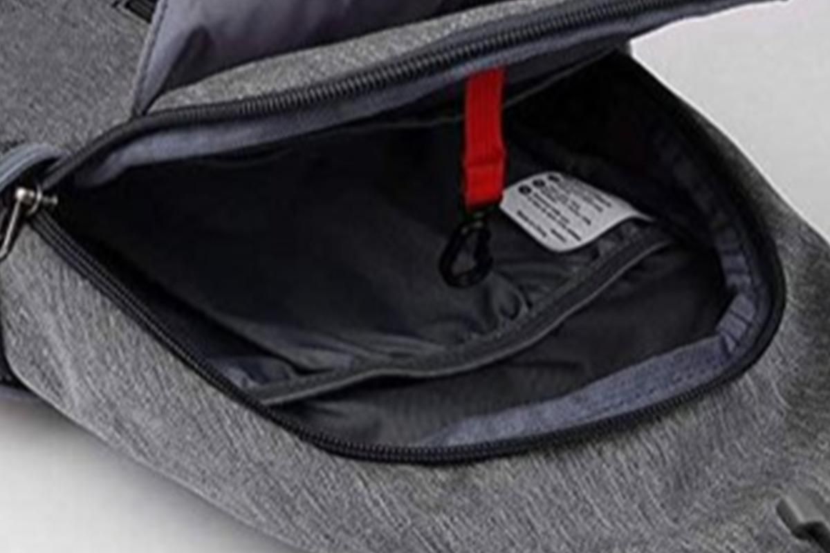 Water Resistant Crossbody Sling Backpack Sling Bag Travel Hiking Chest Bag Daypack - Dark Grey โ image 5