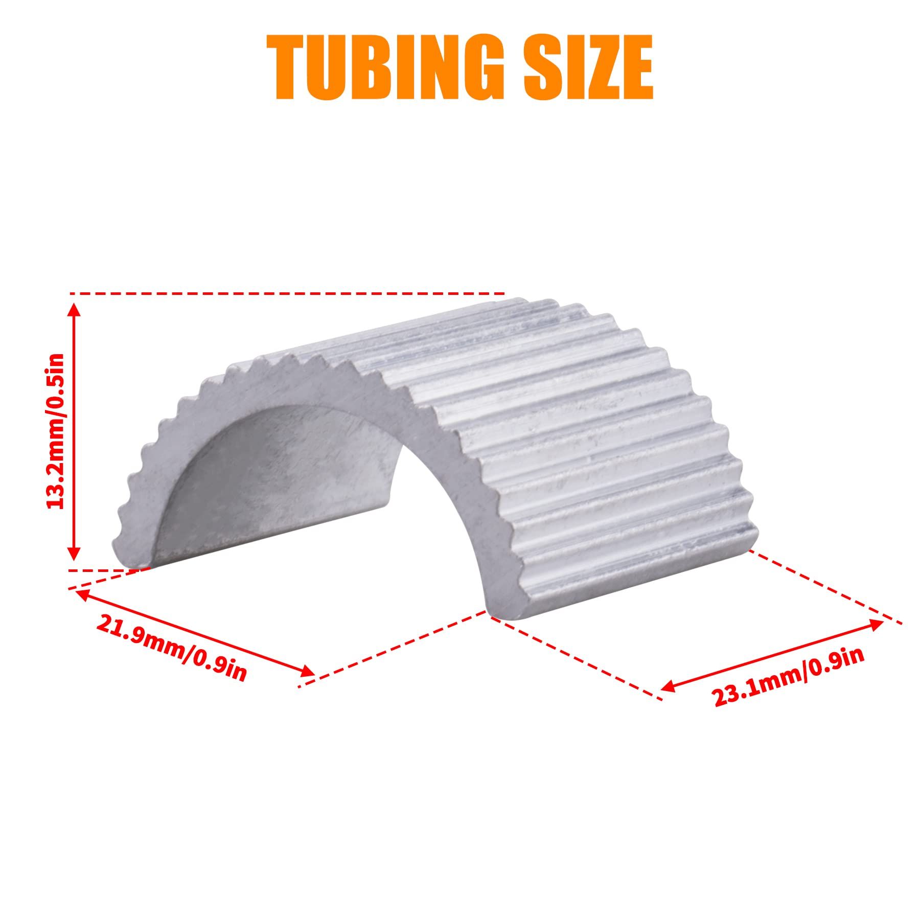 8pcs Handlebar Shim 7/8" Handlebars to 1" Motorcycle Handle Bar Spacer Conversion Shims with Handlebar Mounts Risers Clamp — image 2