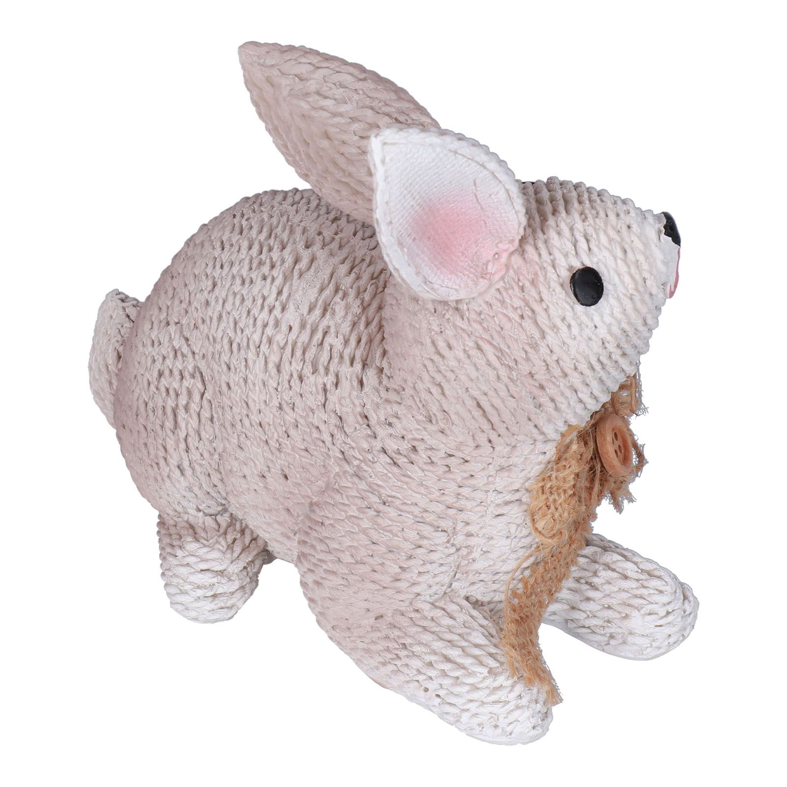 Rabbit Sculpture Simulation Resin Rabbit Ornament Environmentalliy Friendly and Durable for Family and BedroomRabbit A — image 5