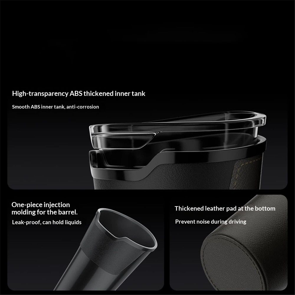 Leakproof Car Trash Can,Mini Car Trash Bin for SUV and Truck,Small Removable Liner Cars Garbage Can,Waterproof Automotive TrashCan for — image 2