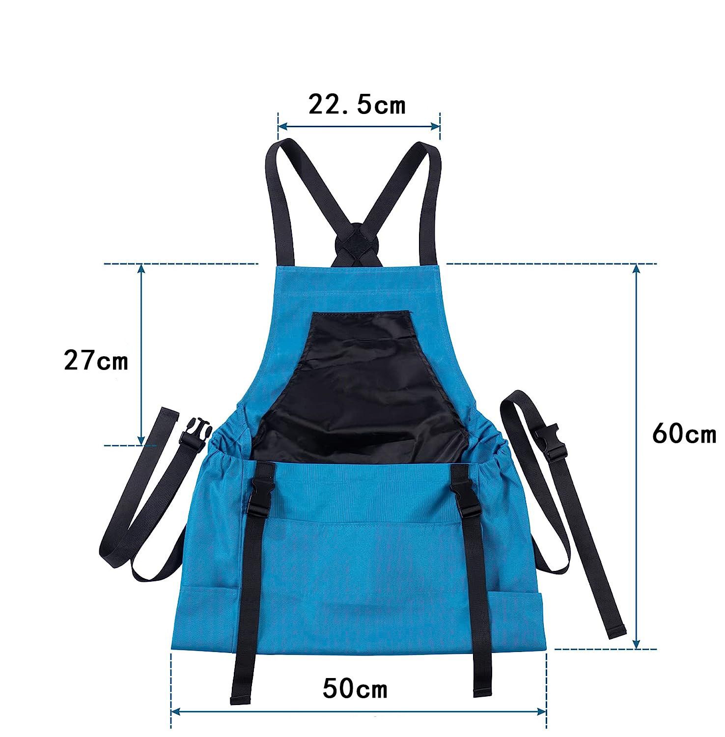 Gardening Apron with Pockets Adjustable Canvas Garden Harvesting Apron Gardener for Women and Men(1pcs) — image 5