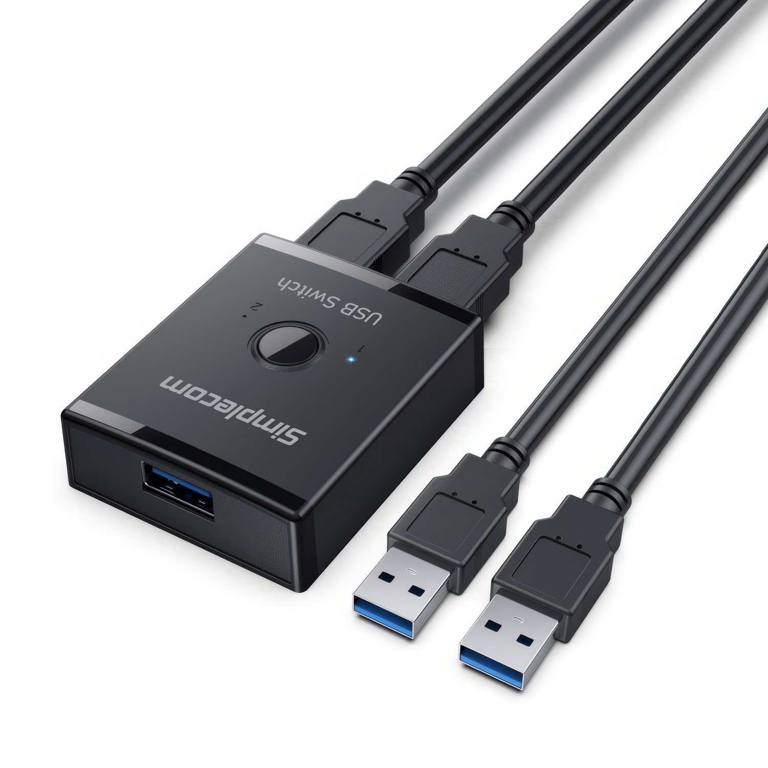 Simplecom KM125 Bi-Directional 2-Way USB 3.0 Switch 1 In 2 Out (2 In 1 Out) 5Gbps — image 3