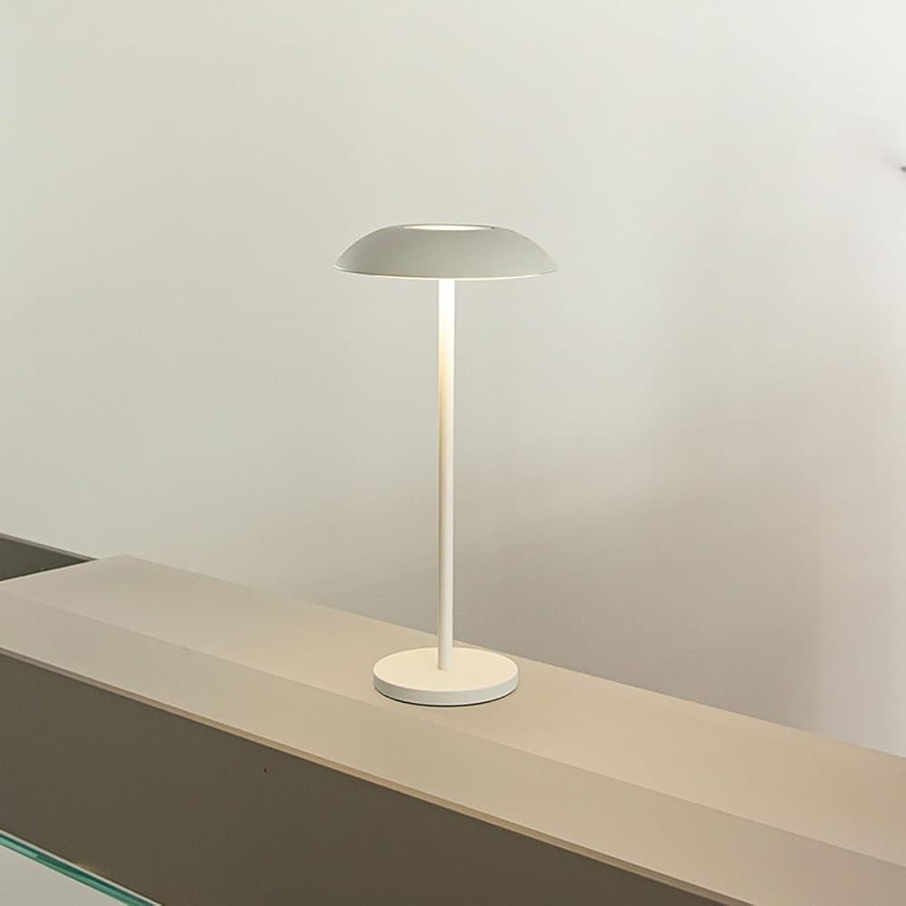 Rechargeable Wireless LED Table Lamp with Adjustable Brightness, 2600mAh Battery, Portable Bedside Lamp, Black — image 3