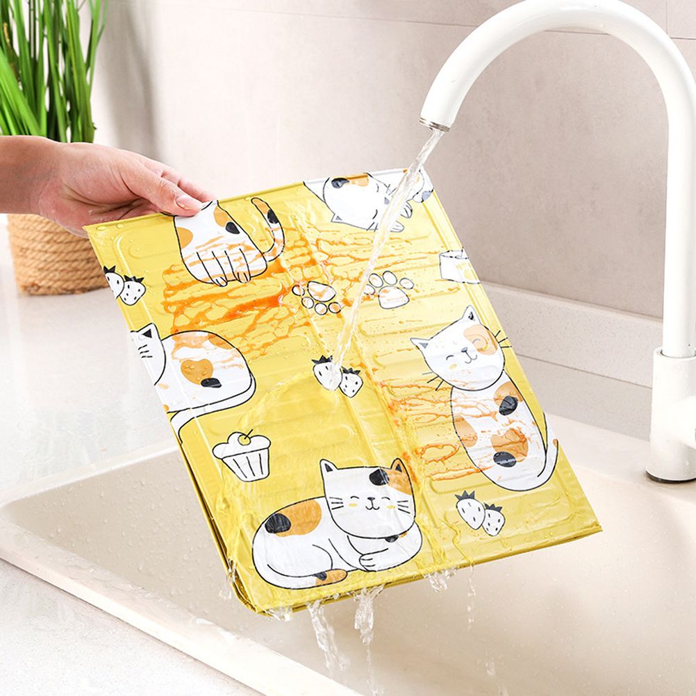 Home Kitchen Gas Stove Folding Oil Baffle Aluminum Foil Baffle Fried Cooking Oil Proof Splash Proof Baffle — image 3