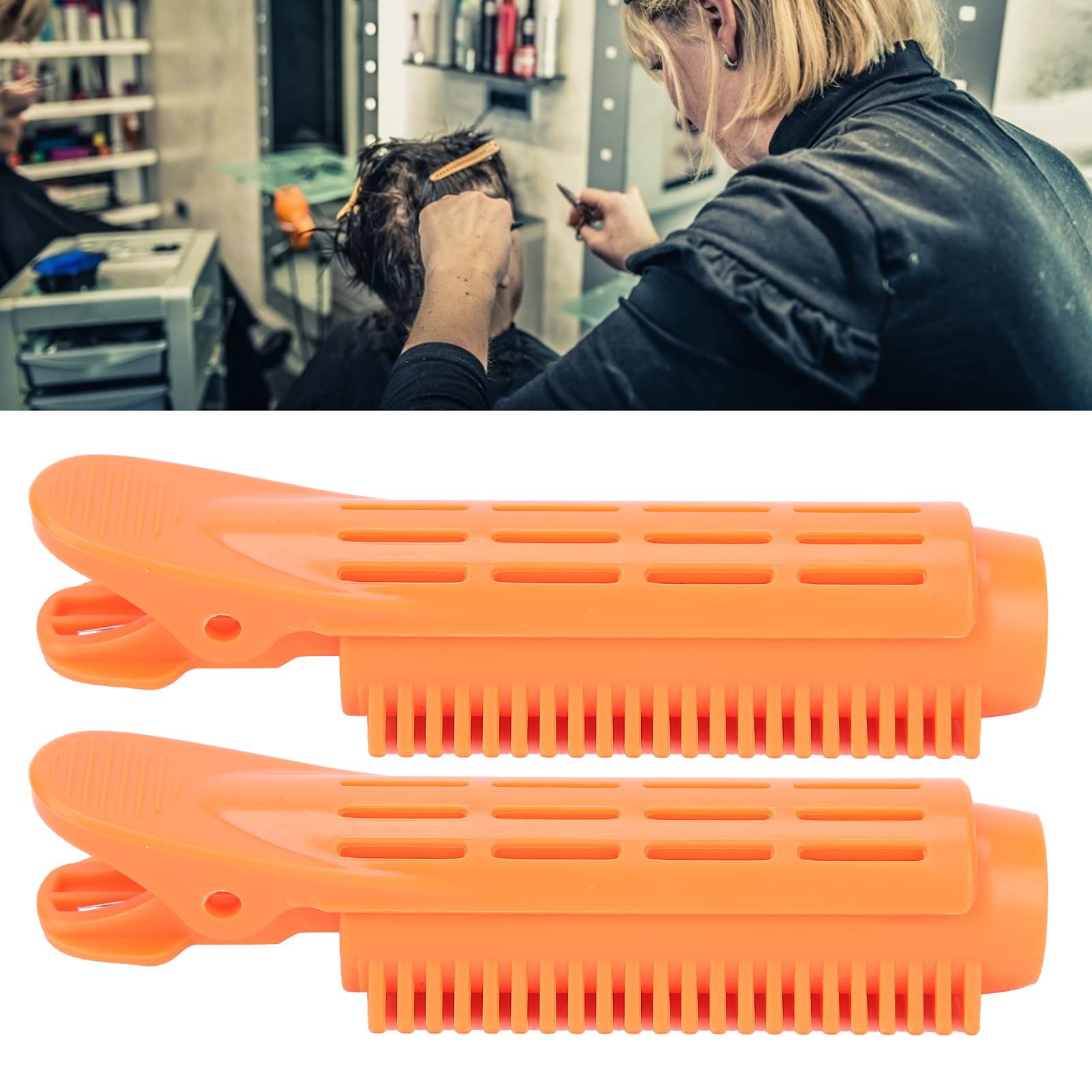 Volumizing Hair Clips, 2 Pack Volume Clips for Roots, Instant Hair Volumizing Clips for Women (2PCS Orange) — image 2