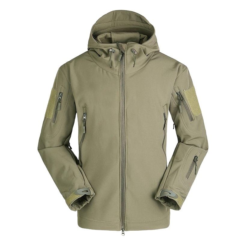 ESDY Men Softshell Jacket Outdoor Fleece Training Coat CCBK โ image 2