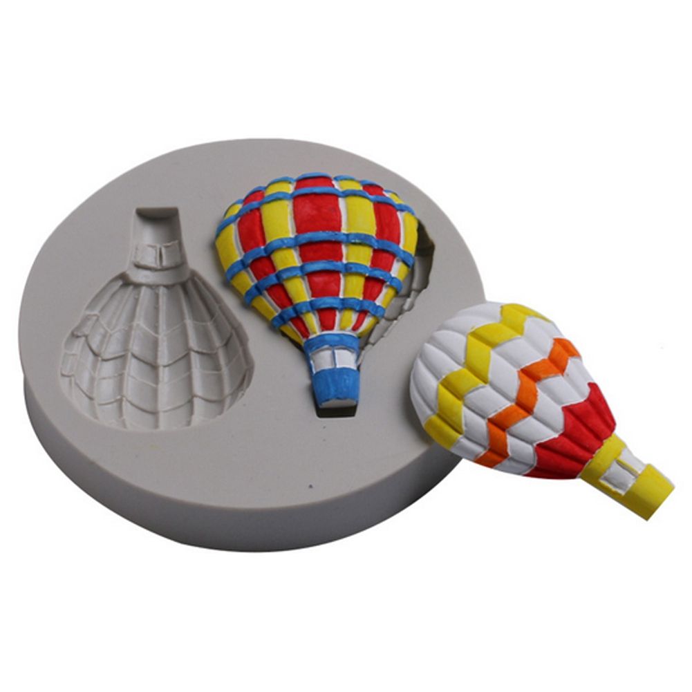 Hot Air Balloon Pattern Fondant Cake Decorative Baking Silicone DIY Mold (50-615) — image 2