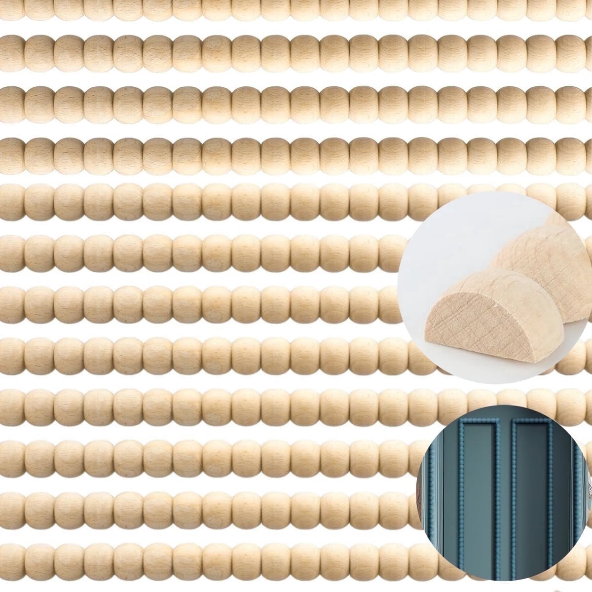 15.75 inch Unfinished Wood Molding for Window
